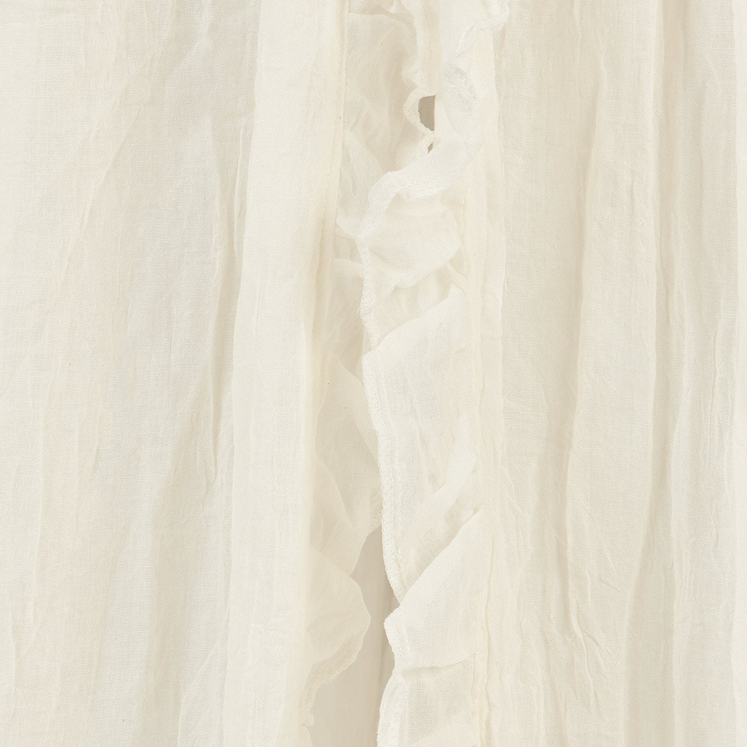 * Jollein Sluier 155cm | Ruffle Ivory