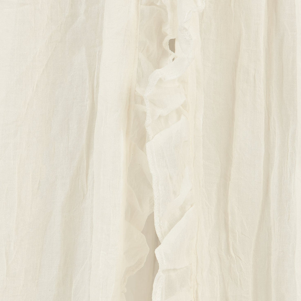 zzz Jollein Sluier 155cm | Ruffle Ivory
