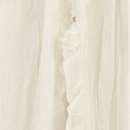 zzz Jollein Sluier 155cm | Ruffle Ivory