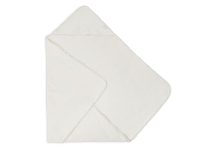 Jollein badcape 75x75cm Embroidery Ivory  *