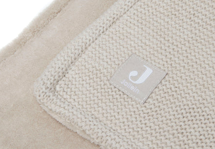 zzz Jollein Deken 100x150cm Basic Knit Nougat *
