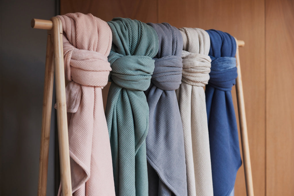 zzz Jollein Deken 100x150cm Basic Knit Nougat *