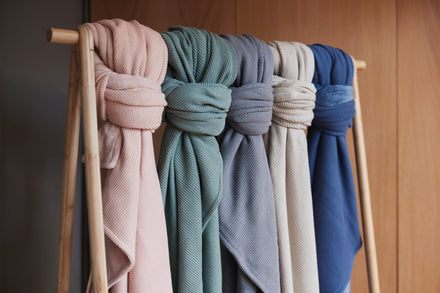 zzz Jollein Deken 100x150cm Basic Knit Nougat *