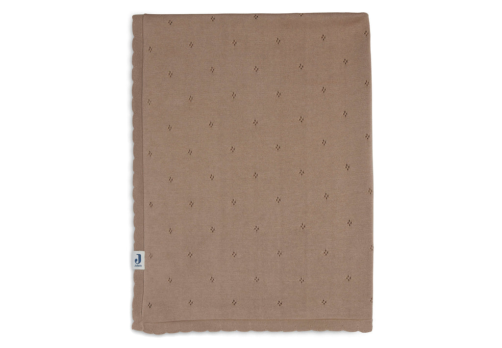 zzz Jollein Deken 75x100cm Blanket Knitted | Biscuit*