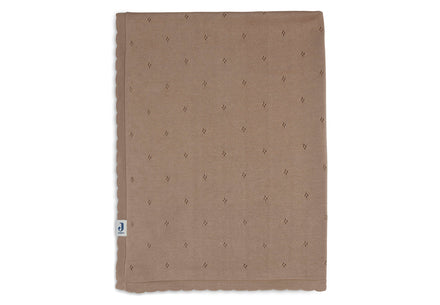 zzz Jollein Deken 75x100cm Blanket Knitted | Biscuit*