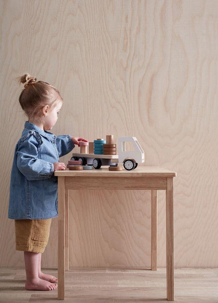 * Kid's concept Houten Vrachtwagen met Ringen Aiden