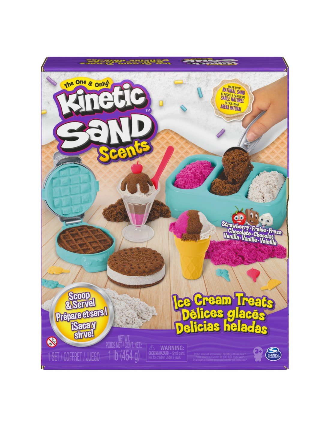 Kinetic Sand - Ice Cream Treats Scented Sand 510g