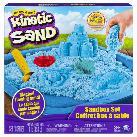 Kinetic Sand Sandbox Set Blue I 454gram