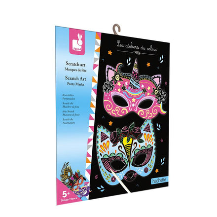 Janod Scratch Art Feestmaskers + Mozaïek