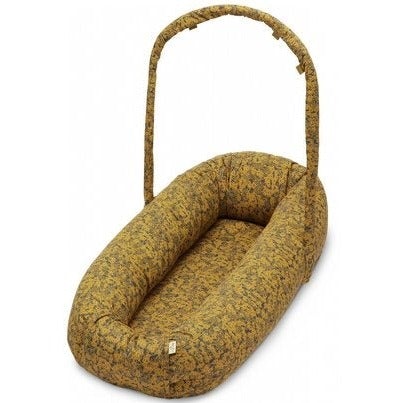 zzz Konges Sløjd organic baby nest | Winter Leaves Mustard*