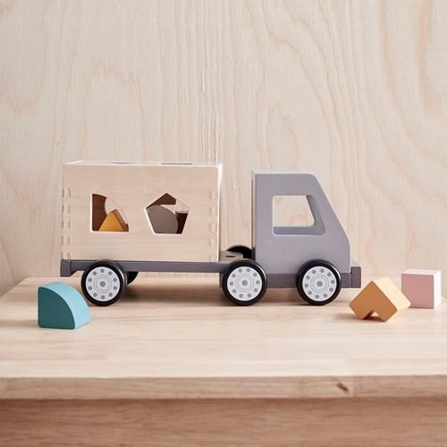 Kid's concept Houten Vrachtwagen Sorteren met Vormpjes Aiden