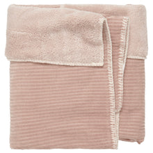 ZZZ Koeka Ledikantdeken 150x100cm Teddy Vik Grey Pink *