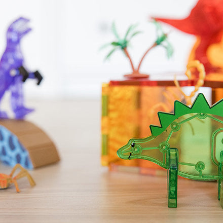 Magna-Tiles Dino World XL | 50-Piece Set