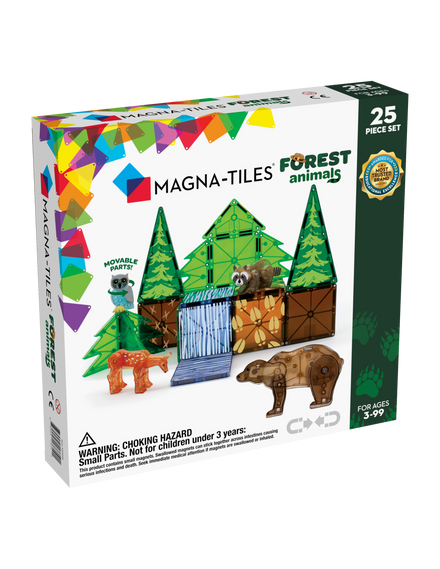 Magna-Tiles Forest Animals | 25-Piece Set