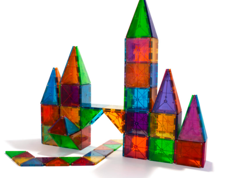 Magna-Tiles Clear Colors 100 Piece Set