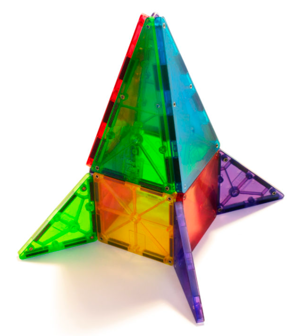 Magna-Tiles Clear Colors 32 Piece Set