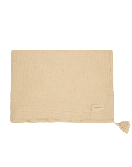 * Nobodinoz Dekentje 100x65cm Wabi-Sabi Muslin Deken | Ginger