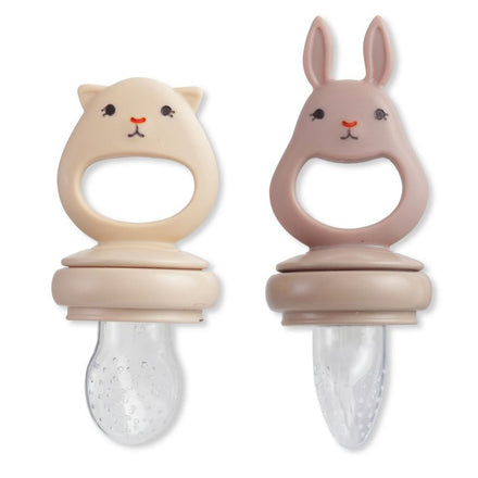 Konges Sløjd Silicone Fruit Feeder Pacifier | Bark / Shell