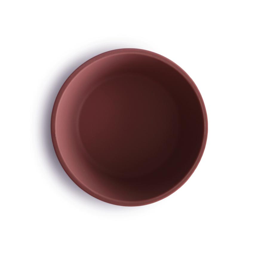 Mushie Silicone Suction Bowl | Woodchuck