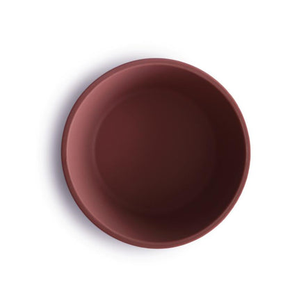 Mushie Silicone Suction Bowl | Woodchuck