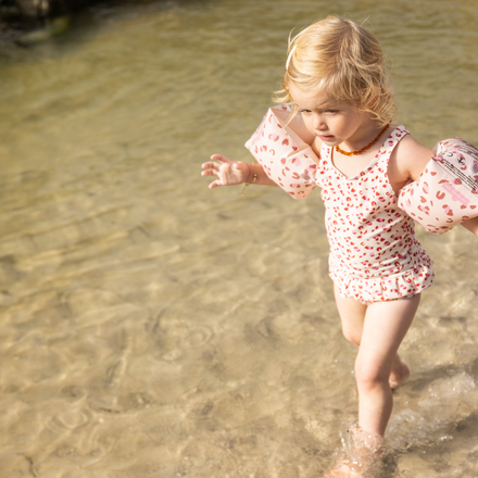 zzz Swim Essentials Zwembandjes 0-2 jaar | Old Pink Panterprint