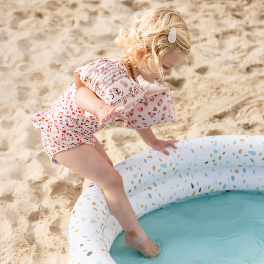 Swim Essentials Zwembandjes 0-2 jaar | Old Pink Panterprint*