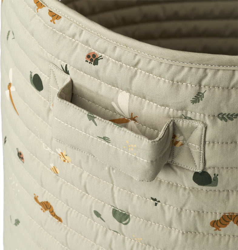 Liewood Lia Quilted Basket | Nature/ Mist Mix*