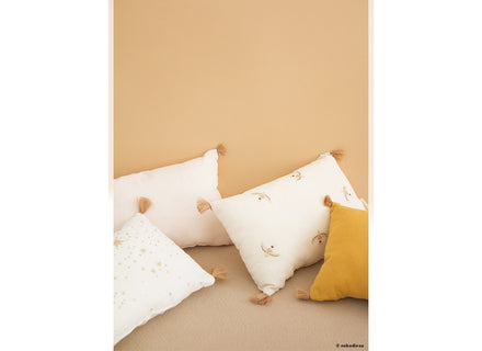 Nobodinoz kussen Sublim 20x35cm - Gold Stella / White  *