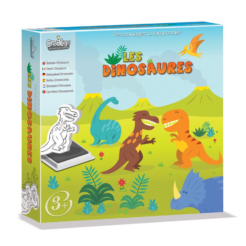 Stempelset Dinosaurussen