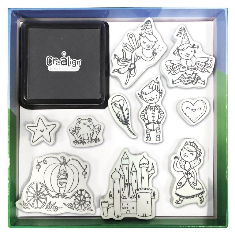 Stempel set Feeën en prinsessen - DE GELE FLAMINGO - 3