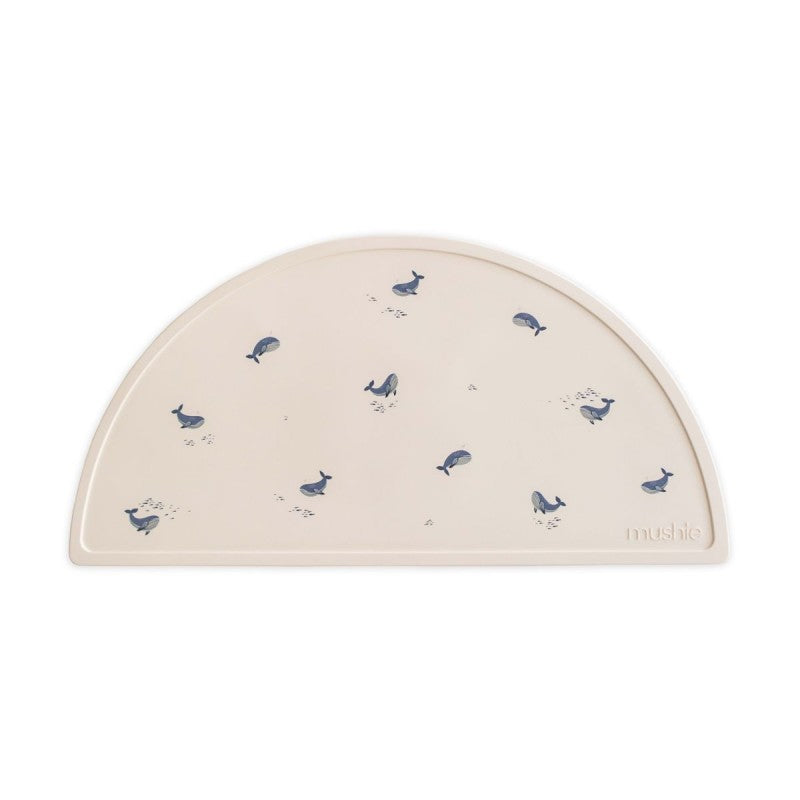 Mushie Siliconen Placemat | Whale