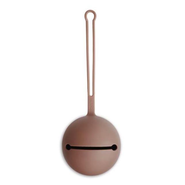 Mushie Siliconen Fopspeenhouder Pacifier Case | Cloudy Mauve