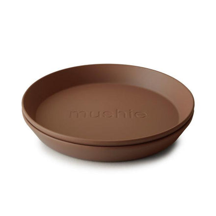 Mushie Set 2 Borden Rond | Caramel