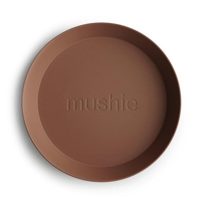 Mushie Set 2 Borden Rond | Caramel