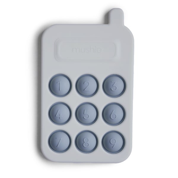 Mushie Bijtspeeltje Silicone Phone Press Toy Tradewinds