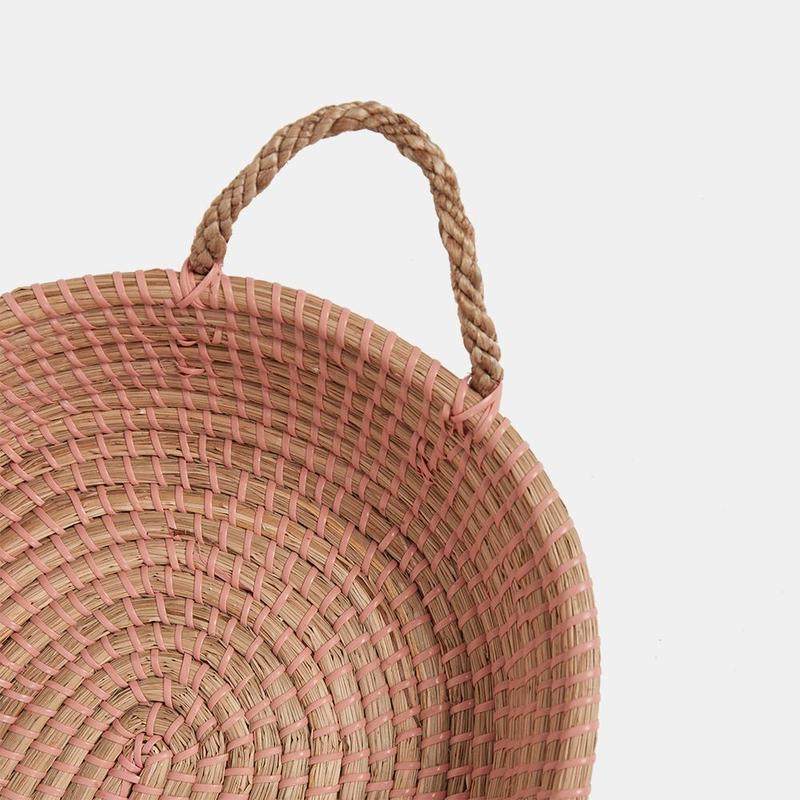 Olli Ella changing basket - Seagrass Reva I Rose *