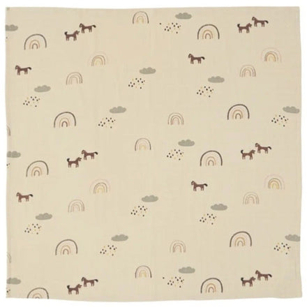 OYOY Living Set 3 Hydrofiele Doeken 70x70cm | Rainbow Rose