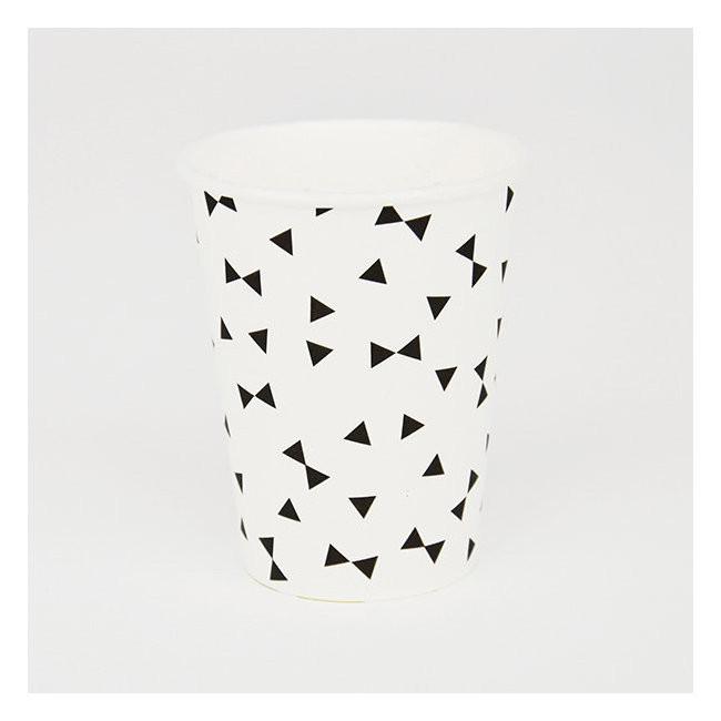 Set 20 papieren servetten Black tie - DE GELE FLAMINGO - 3