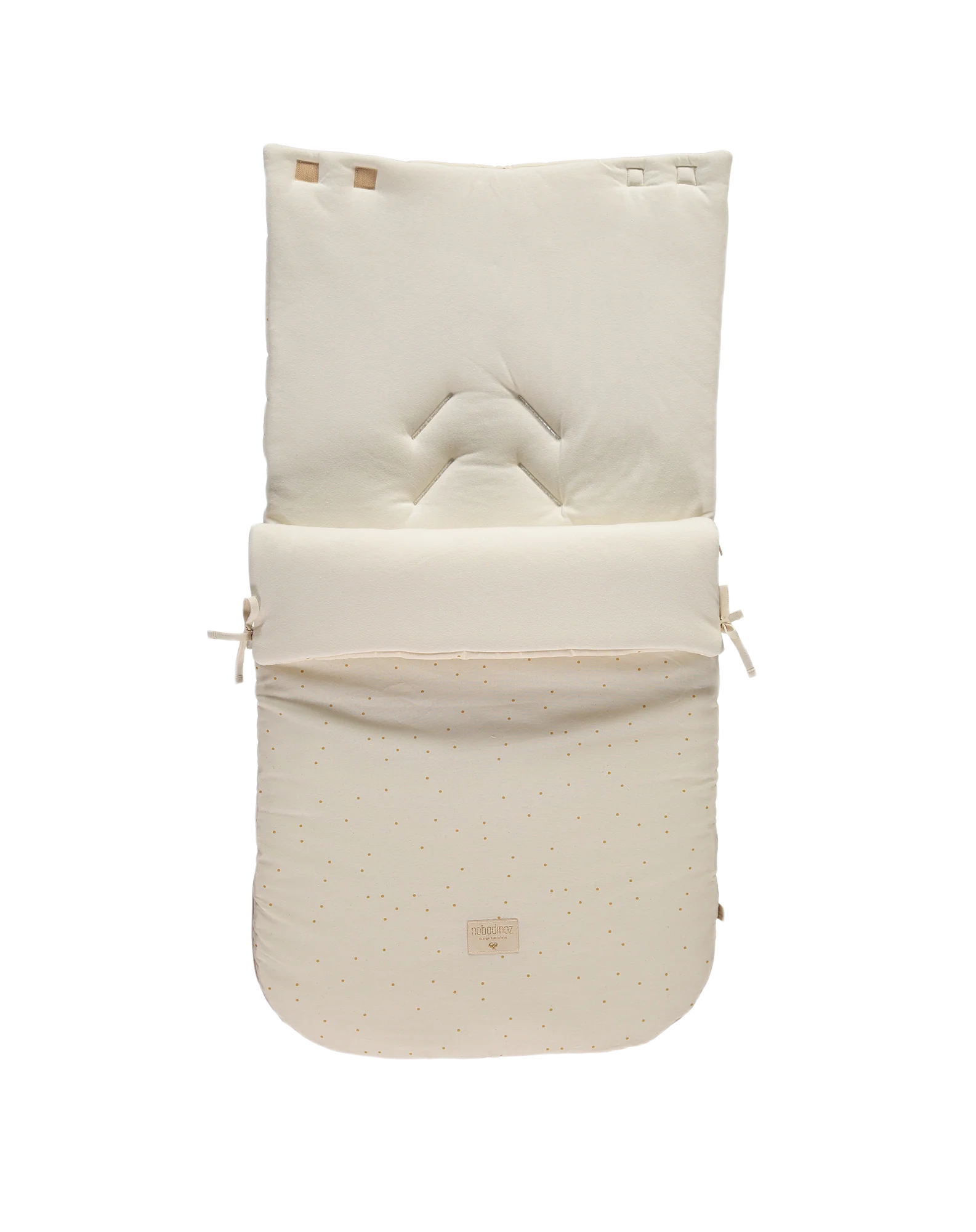 * Nobodinoz New Passegiata Voetenzak 0-6M | Honey Sweet Dots Natural