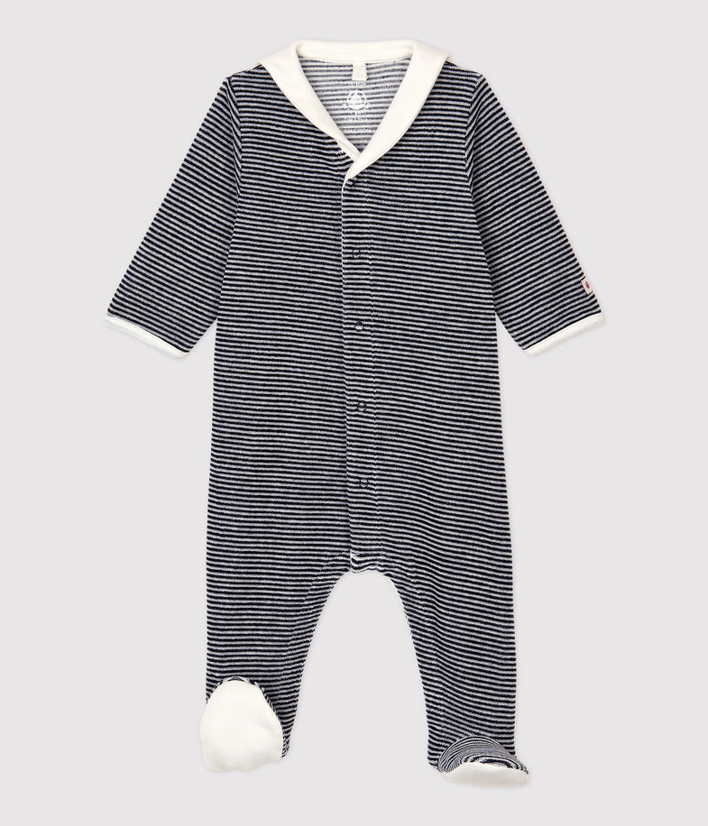 Petit Bateau Baby Pyjama I Streepjesprint   *