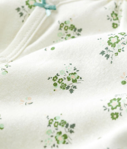 zzz Petit Bateau Baby Pyjama I Plantenprint