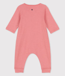 Petit Bateau Babypakje Playsuit Bio Tubic Roze   *