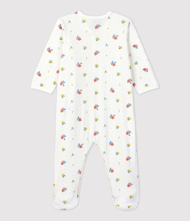 Petit Bateau Baby Pyjama I Bloemenprint   *