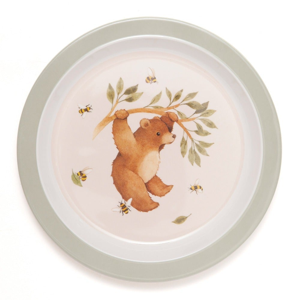 Petit Monkey Melamine Bord | Bear Sage