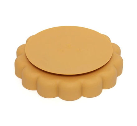 Petit Monkey Silicone stick & stay bord Leeuw Oker