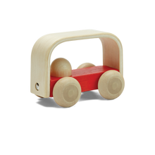 Plantoys Vroom Bus Rood *