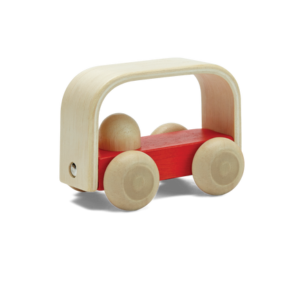 Plantoys Vroom Bus Rood *
