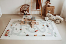 Play And Go EEVAA 2-In-1 Speeltapijt Puzzelmat & Opbergbox | Road