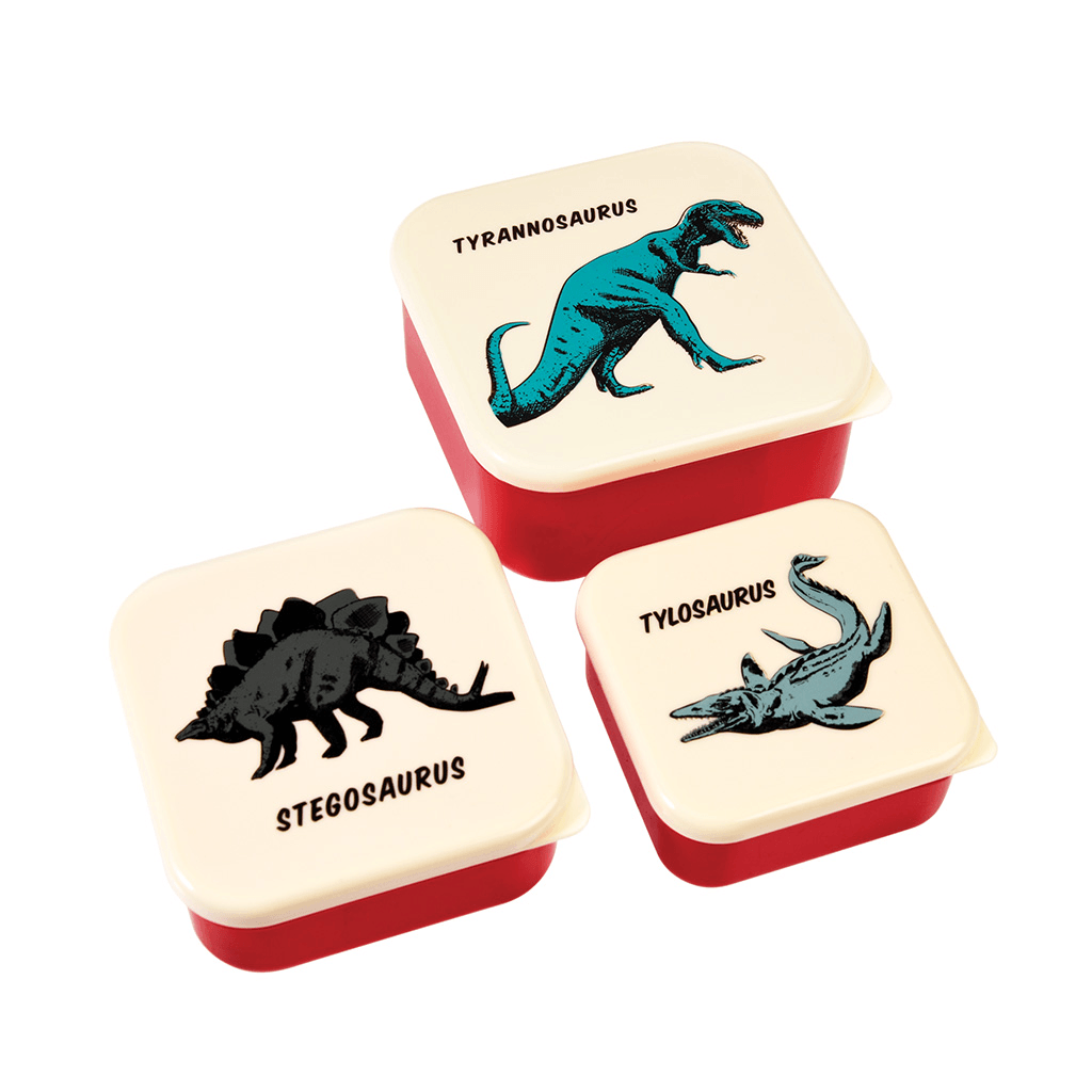 Set 3 snack boxen Prehistoric Land