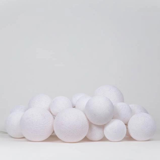 Cotton Ball Lights Lichtslinger 20 stuks - Premium Pure Whites*